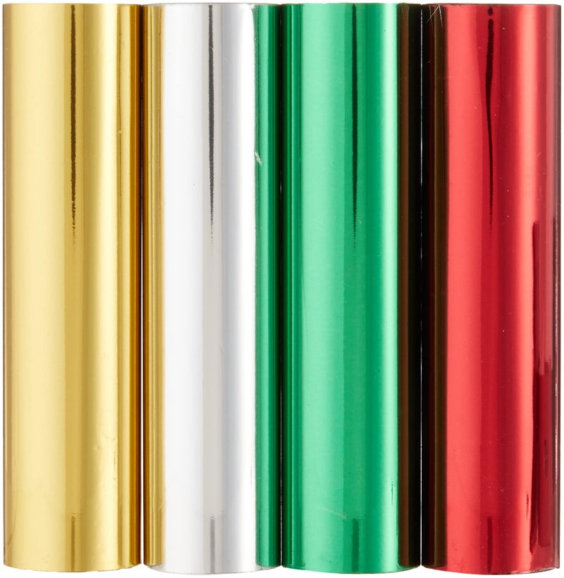 Spellbinders 4 Holiday Variety Pack. Glimmer Hot Foil Roll, Multi - Image 1